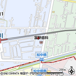 プラネット西砂周辺の地図