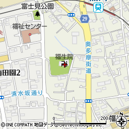 東京都福生市熊川716周辺の地図