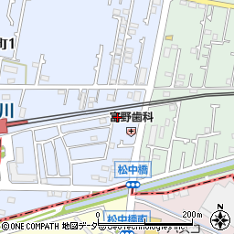 東京都立川市西砂町1丁目2-43周辺の地図
