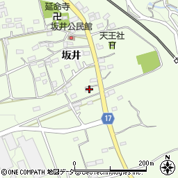 山梨県韮崎市藤井町坂井495-1周辺の地図