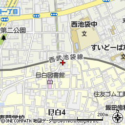 東京都豊島区目白4丁目31-16周辺の地図