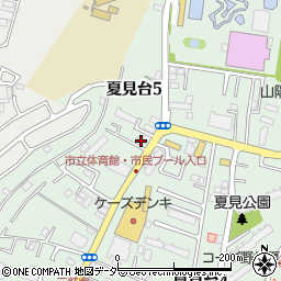 千葉県船橋市夏見台5丁目11-8周辺の地図