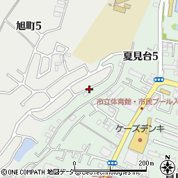 千葉県船橋市夏見台5丁目5周辺の地図