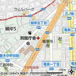東京都台東区下谷3丁目周辺の地図