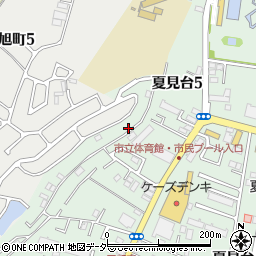 千葉県船橋市夏見台5丁目5-29周辺の地図