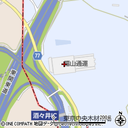 福山通運株式会社　成田支店到着周辺の地図