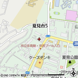 千葉県船橋市夏見台5丁目11-11周辺の地図