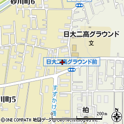 ミニストップ立川砂川町店周辺の地図
