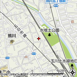 東京都福生市熊川528-30周辺の地図