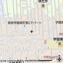 東京都小平市学園東町618周辺の地図