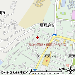 千葉県船橋市夏見台5丁目5-11周辺の地図