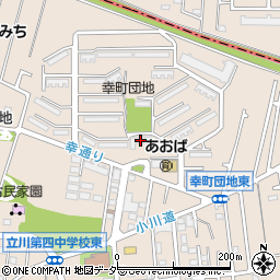立川幸町団地２５号棟周辺の地図