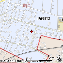 東京都立川市西砂町2丁目21-10周辺の地図