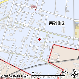 東京都立川市西砂町2丁目21-11周辺の地図