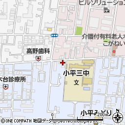 釜寅　小平店周辺の地図