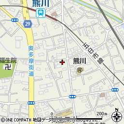 東京都福生市熊川600-4周辺の地図