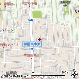 東京都小平市学園東町414-15周辺の地図