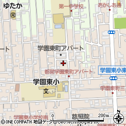 東京都小平市学園東町510周辺の地図