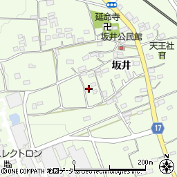 山梨県韮崎市藤井町坂井603-2周辺の地図