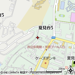 千葉県船橋市夏見台5丁目5-9周辺の地図