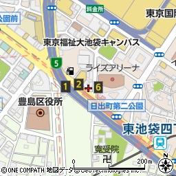 株式会社大治　池袋店周辺の地図