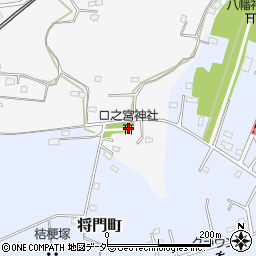 口之宮神社周辺の地図