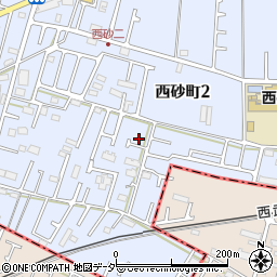 東京都立川市西砂町2丁目21-15周辺の地図