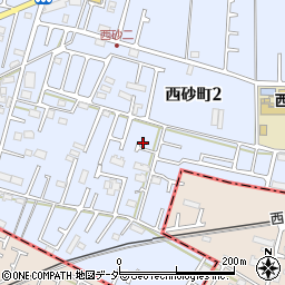 東京都立川市西砂町2丁目21-14周辺の地図