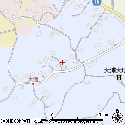 千葉県匝瑳市大浦1417周辺の地図