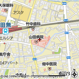 薫風会山田病院周辺の地図