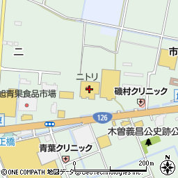 ニトリ旭店周辺の地図