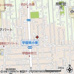 東京都小平市学園東町414-43周辺の地図
