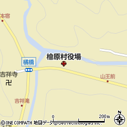 東京都西多摩郡檜原村周辺の地図