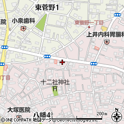 篠崎　英語塾周辺の地図