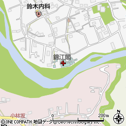 錦江閣周辺の地図