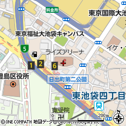 豊島区立舞台芸術交流センター（あうるすぽっと）周辺の地図