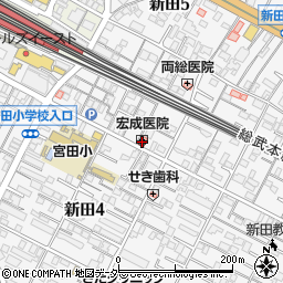 宏成医院周辺の地図