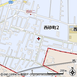 東京都立川市西砂町2丁目21-2周辺の地図