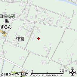 長野県駒ヶ根市赤穂（中割）周辺の地図
