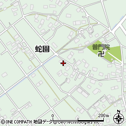 千葉県旭市蛇園3587周辺の地図