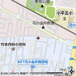 ファミリーマート小平光ヶ丘店周辺の地図