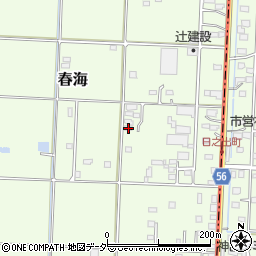 千葉県匝瑳市春海6853-4周辺の地図