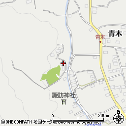 山梨県韮崎市清哲町青木2789周辺の地図