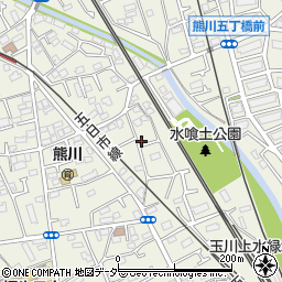 東京都福生市熊川531-16周辺の地図