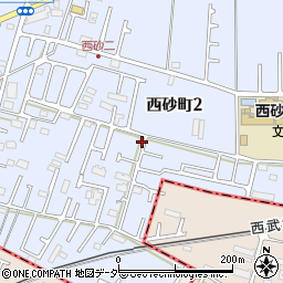 東京都立川市西砂町2丁目21-20周辺の地図