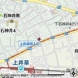 オリックスレンタカー上井草駅前店周辺の地図