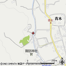 山梨県韮崎市清哲町青木2787周辺の地図