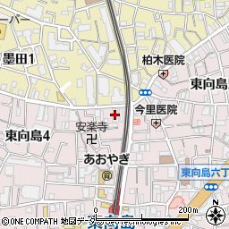 朝日信用金庫東向島支店周辺の地図
