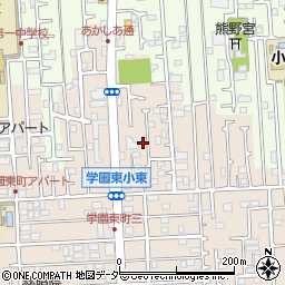東京都小平市学園東町414-41周辺の地図