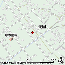 千葉県旭市蛇園3385-3周辺の地図